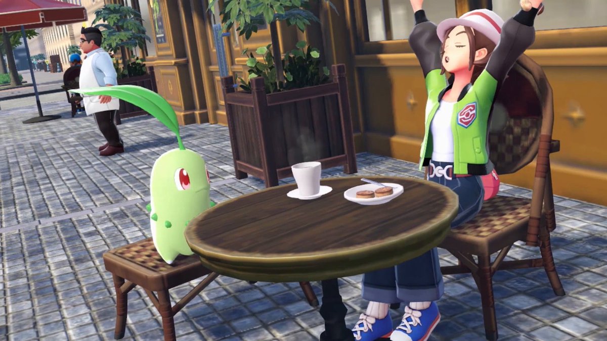 Just another day in the life of Chikorita 💚