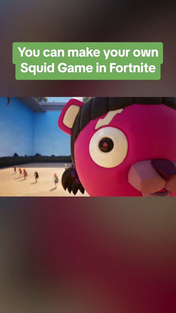 Are you going to make your own Squid Game in Fortnite or will you just play them?