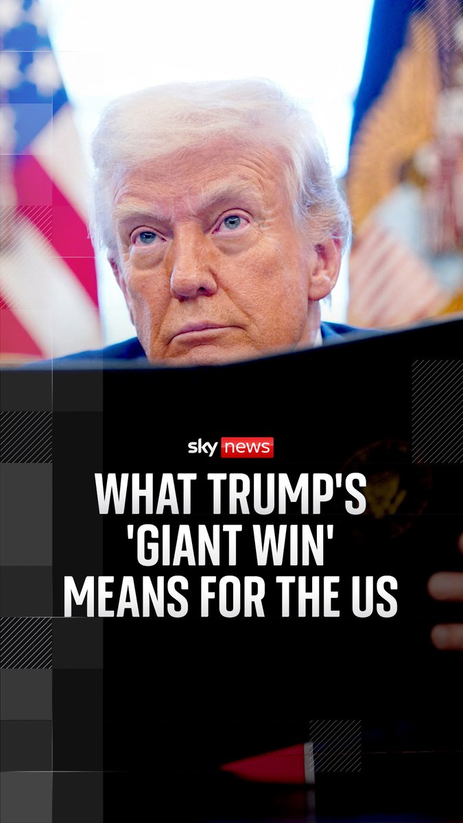 What does the Supreme Court ruling on injunctions mean for the US and Donald Trump? The president called it a a 'giant win'. Sky's US correspondent Mark Stone explains and says it 'frees up the president to push on with his agenda'. More: