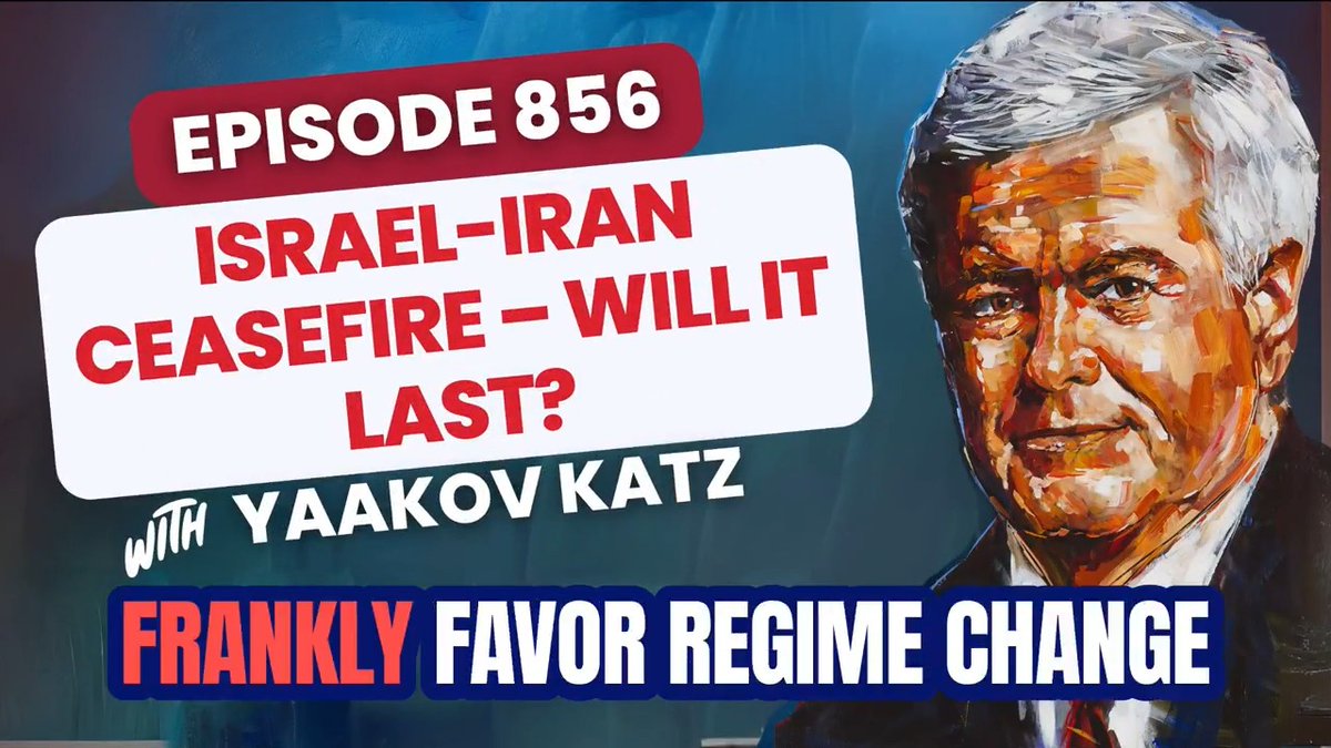 In this episode of Newt's World, I talk with Yaakov Katz, former editor-in-chief of “The Jerusalem Post,” about President Trump’s decision to deploy B-2 bombers to strike Iranian nuclear facilities, leading to a ceasefire between Israel and Iran. 📢Listen to the whole episode in the link in my bio.