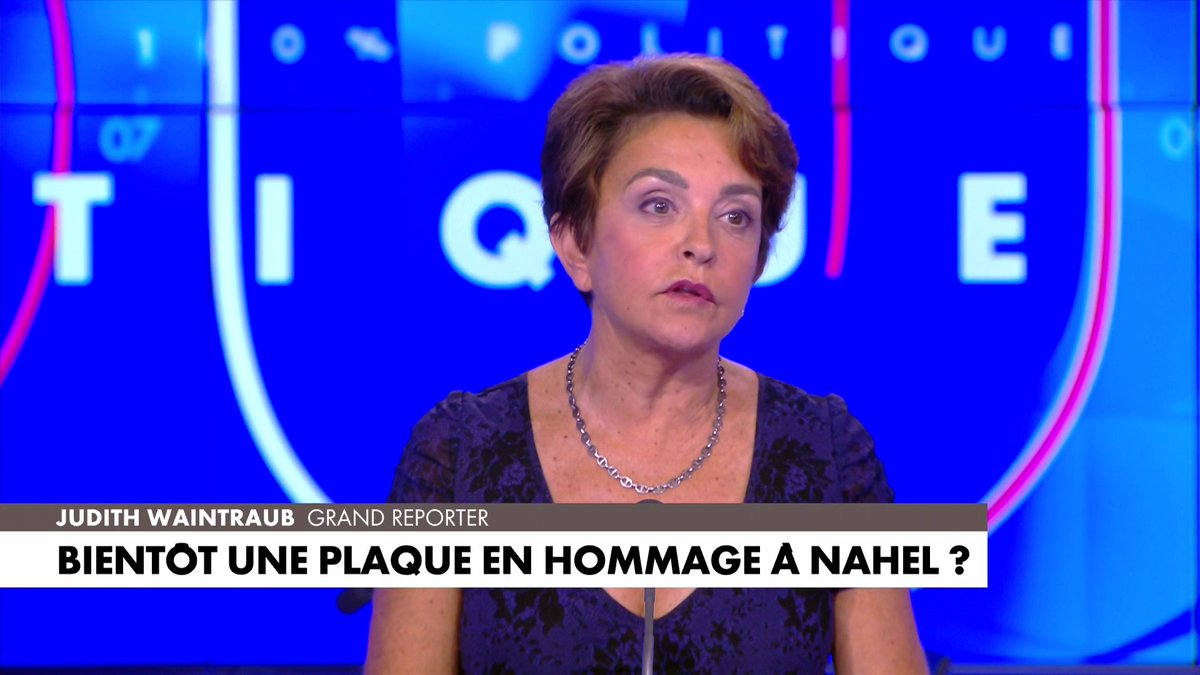 Judith Waintraub s'oppose à une plaque en hommage à Nahel : «C’est criminel de glorifier ce jeune homme»