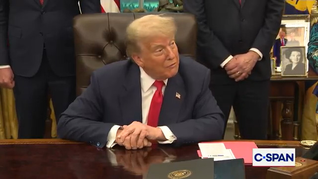 President Trump on Gaza: "We think within the next week we're going to get a ceasefire."