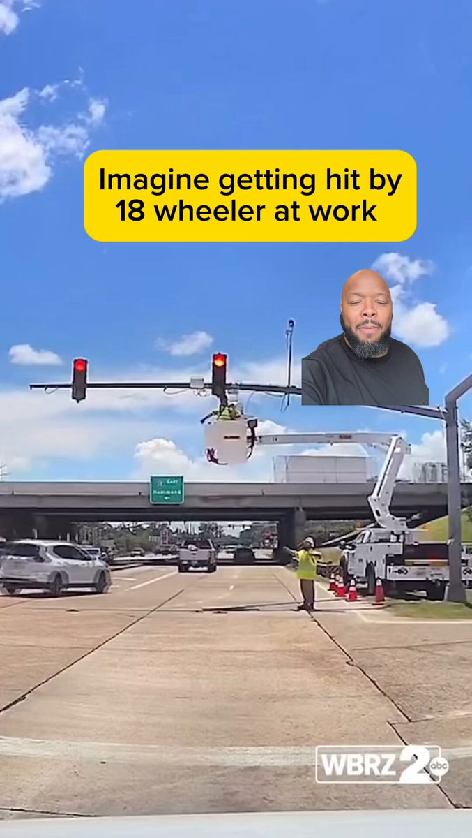 Imagine getting hit by an 18 wheeler at work.