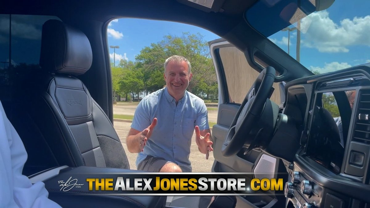 BREAKING: The Alex Jones Store Latest Raffle Winner Announced— Given Badass Ford Raptor Truck After Ordering Just 1 Bottle Of Methylene Blue!