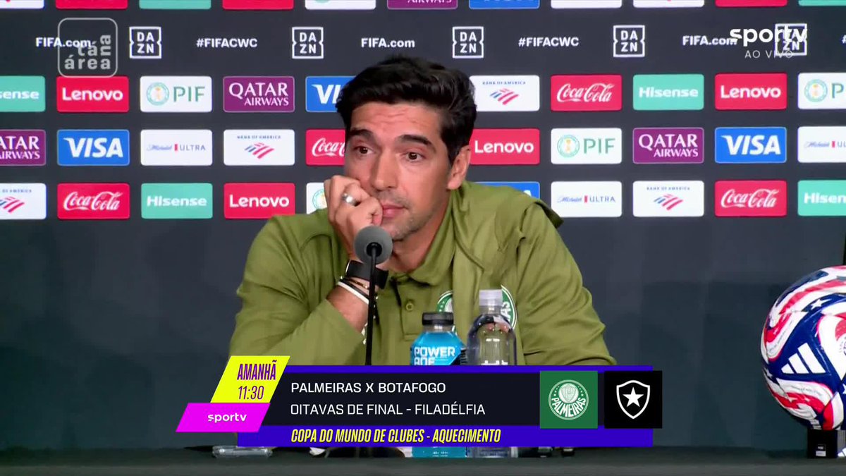 “É só a gente ter um pouco de empatia e se colocar no lugar dele. Estêvão é tão puro e ingênuo que disse exatamente o que está sentindo. O que ele está sentindo é normal.” 🎙️ Abel Ferreira, sobre a declaração de Estêvão sobre foco. 🎥 sportv | ge