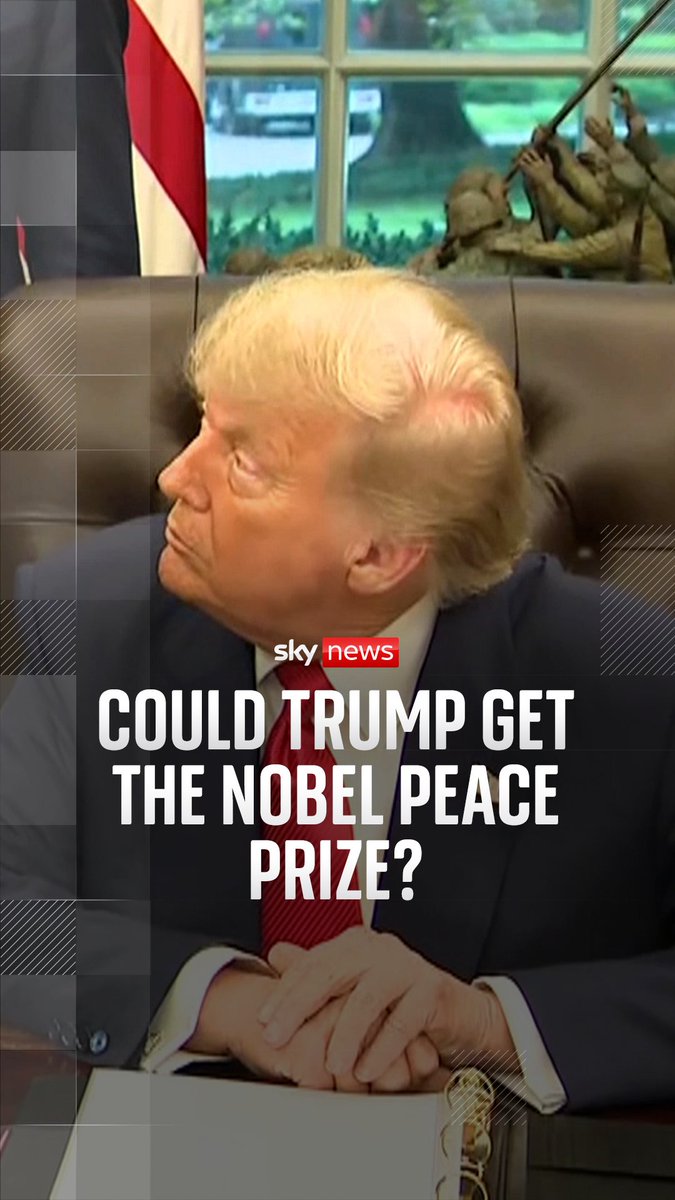 A reporter told Donald Trump that the president of the Democratic Republic of Congo said he is thinking of nominating the US president for the Nobel Peace Prize.