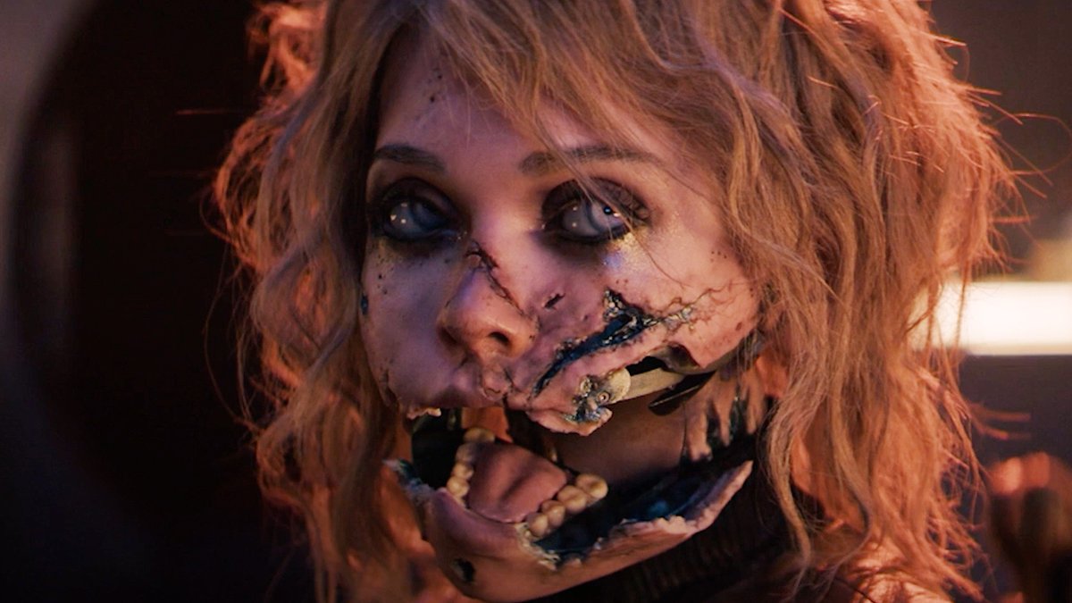 #M3GAN and Amelia fight in this official clip from Blumhouse's horror sequel - now in theaters.