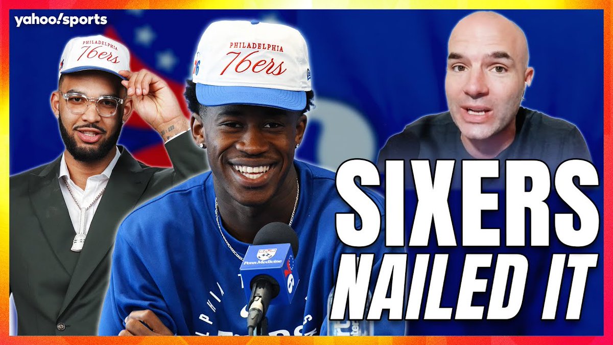 I love what the Sixers did drafting VJ Edgecombe and Johni Broome. Makes perfect sense for both the short-term and long-term in Philadelphia.