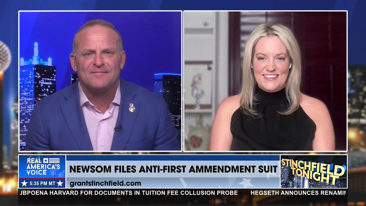 “He wants to be President so bad that he’s playing towards his base.” - Mary Rooke on Gavin Nesom’s lawsuit against Fox News for defamation. “Everything that he’s fighting against with the Trump administration is…80/20 issues…” Grant Stinchfield