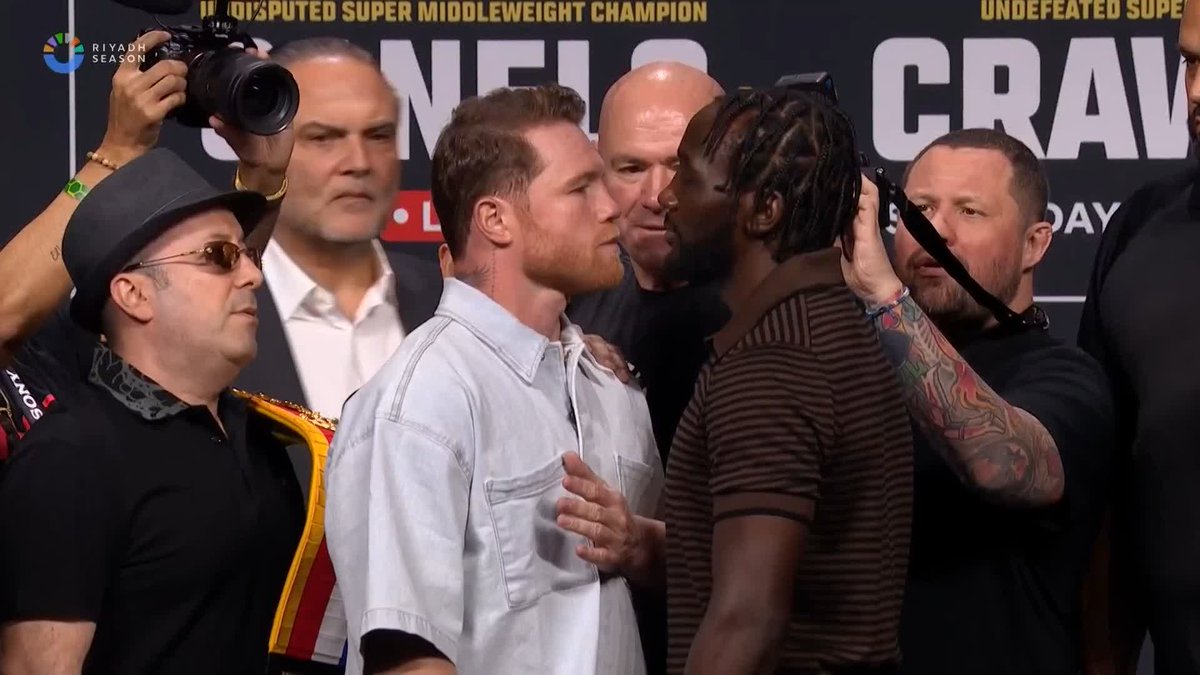 YOU CAN FEEL THE INTENSITY 👀 🥊 #CaneloCrawford | SEP 13 | Live GLOBALLY on @Netflix 📺