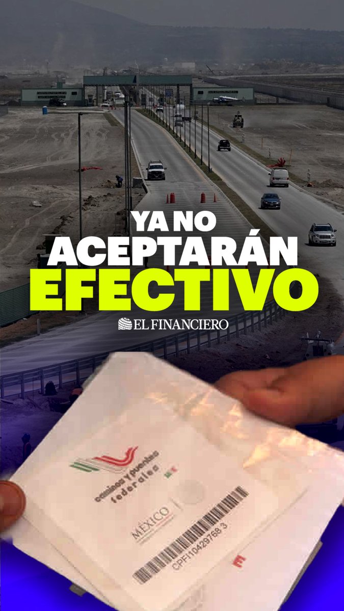 🚗💳 ¡Adiós al efectivo en casetas! Las autopistas operadas por Capufe aplican el programa #CeroEfectivo: 👉 Solo podrás pagar con TAG IAVE o apps móviles autorizadas