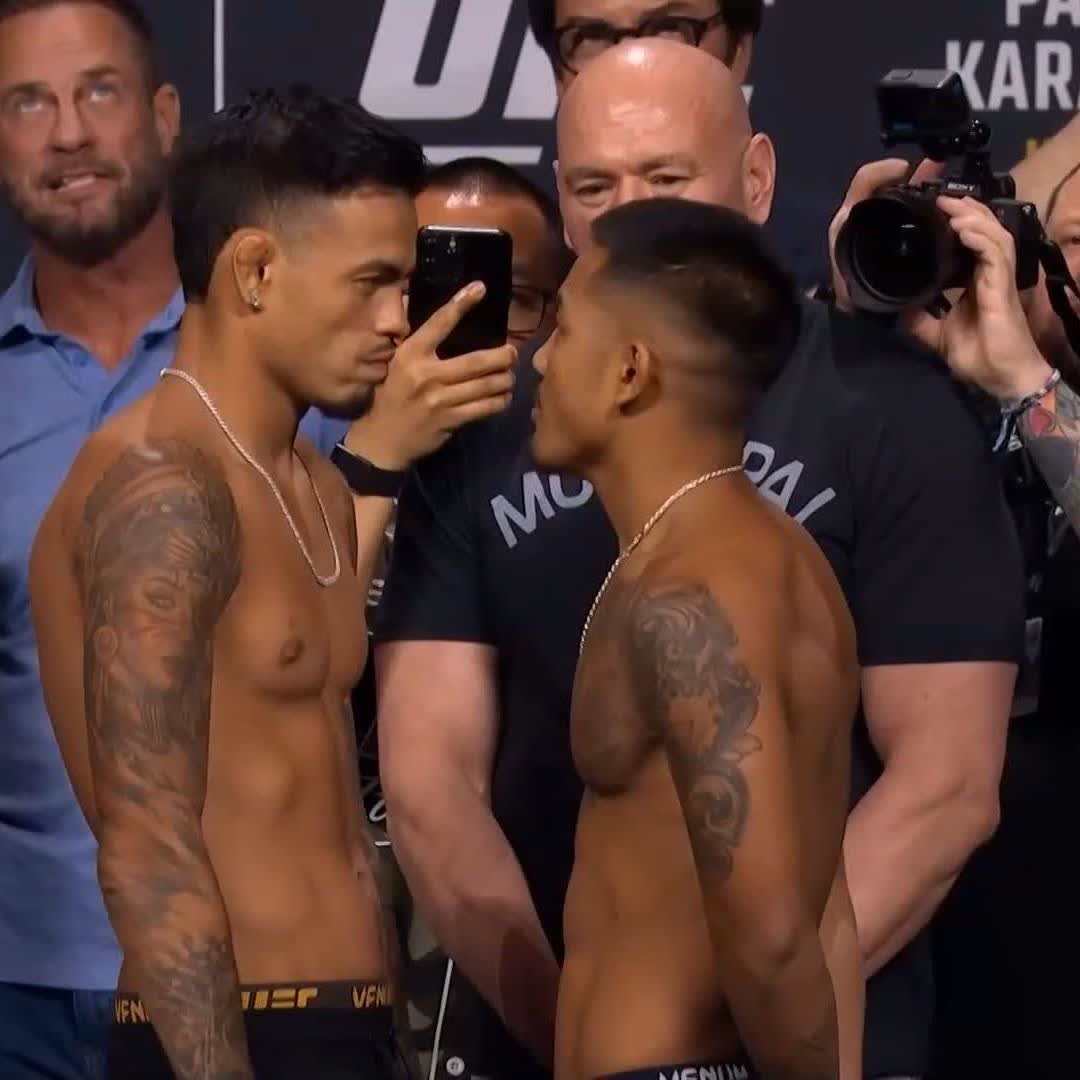 ロイバル×ヴァン 試合前最後のフェイスオフ！ #UFC317