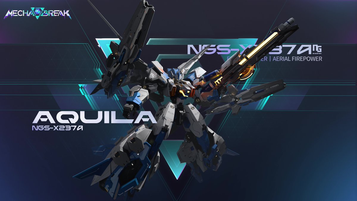 NGS-X237A AQUILA. Manufacturer: NG System Height: 14.9 meters Gross Weight: 33.3 tons With its remarkable range and exceptional maneuverability, AQUILA can effortlessly suppress opponents lacking robust anti-air capabilities.
