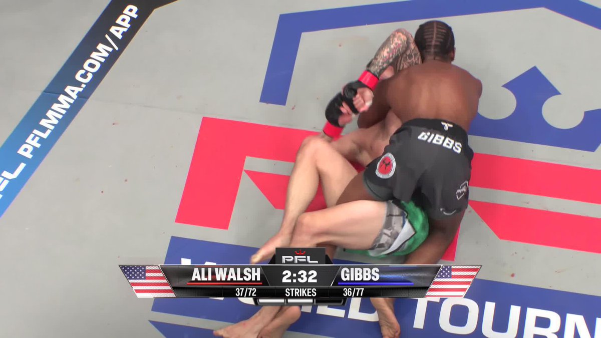 Biaggio Ali Walsh came into tonight’s PFL fight as a -2400 favorite. He was submitted by Ronnie Gibbs. #PFLWorldTournament