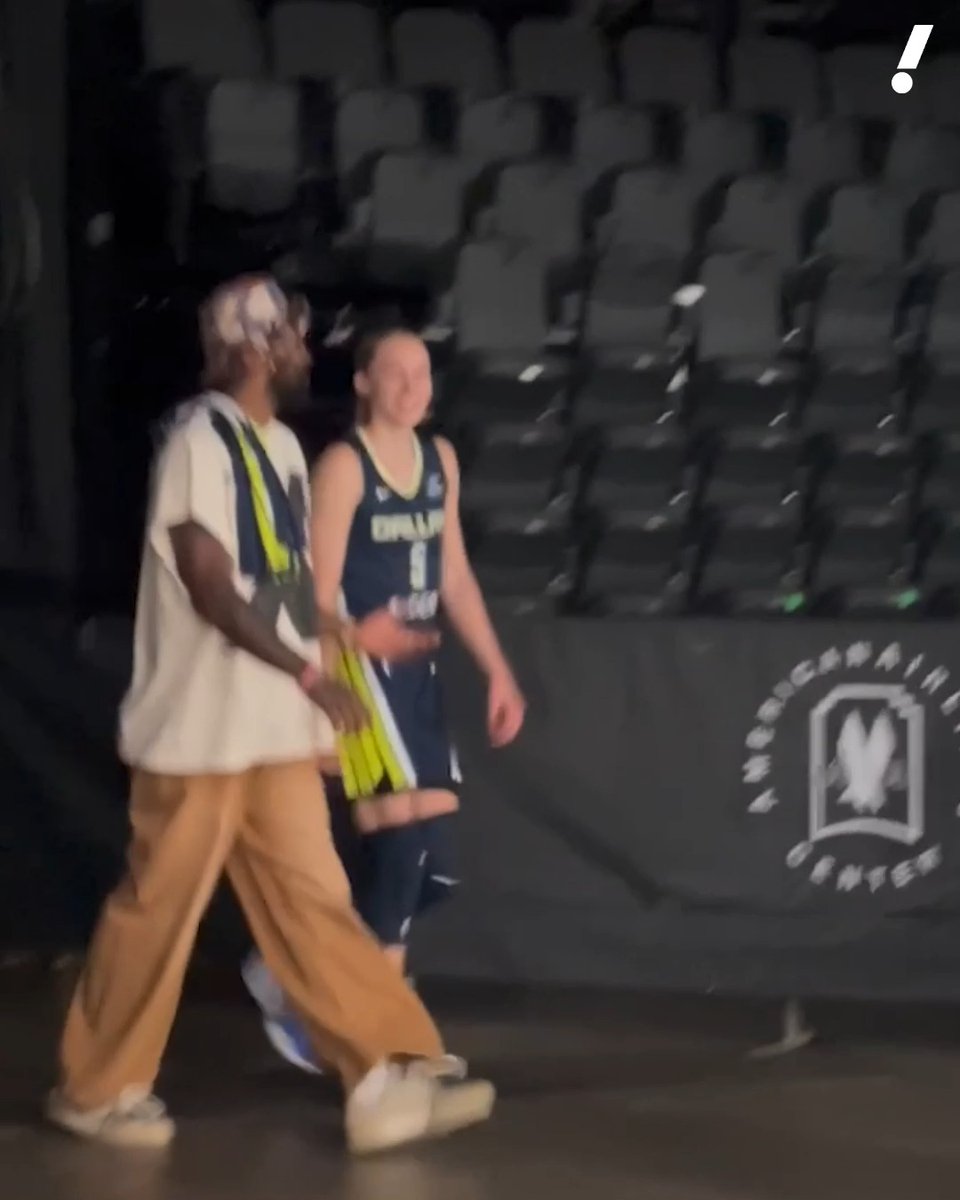 PAIGE x KYRIE 🔥 Kyrie Irving in the building supporting Paige Bueckers 🙌