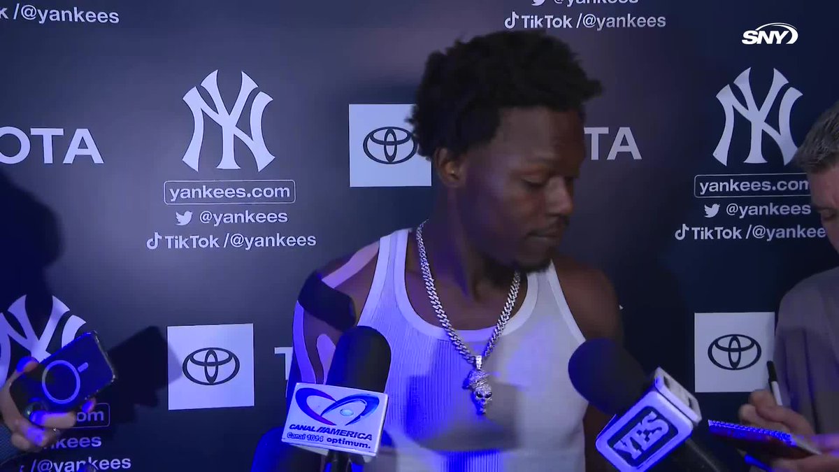 "I feel like we can be better, obviously. I feel like we're a better team than we've shown" Jazz Chisholm Jr. evaluates the Yankees at the halfway point of the season