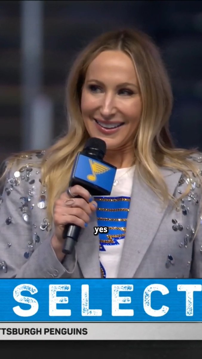Nikki Glaser reveals our 2025 #NHLDraft first-round pick