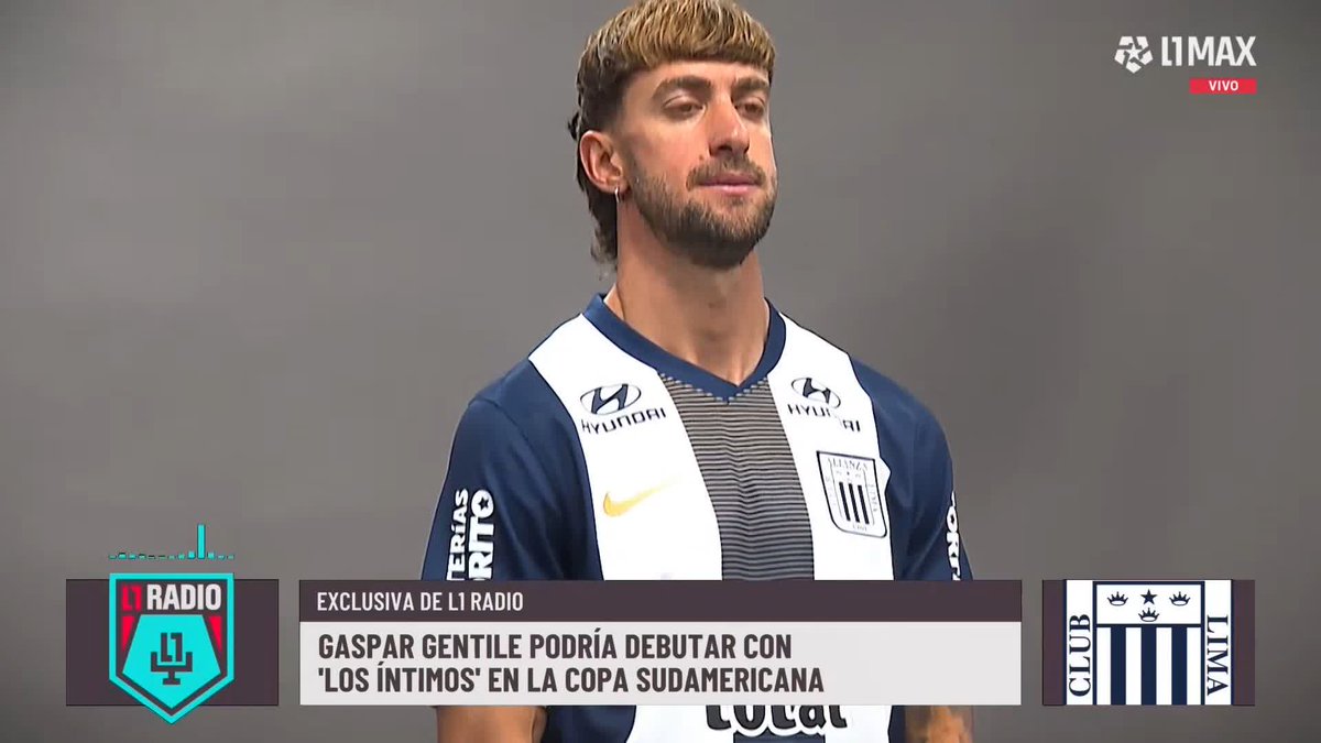 Gaspar Gentile: "Desde que llegué al Perú es el club que siempre me gustó. Cuando venía a jugar aquí, se sentía el ambiente siempre muy lindo. No hizo falta convencerme la verdad" #L1Radio 📺 Conoce cómo ver L1MAX en vivo 👉