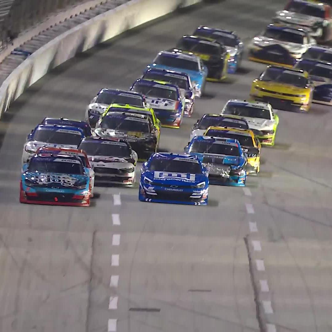 Harrison Burton making some impressive moves.