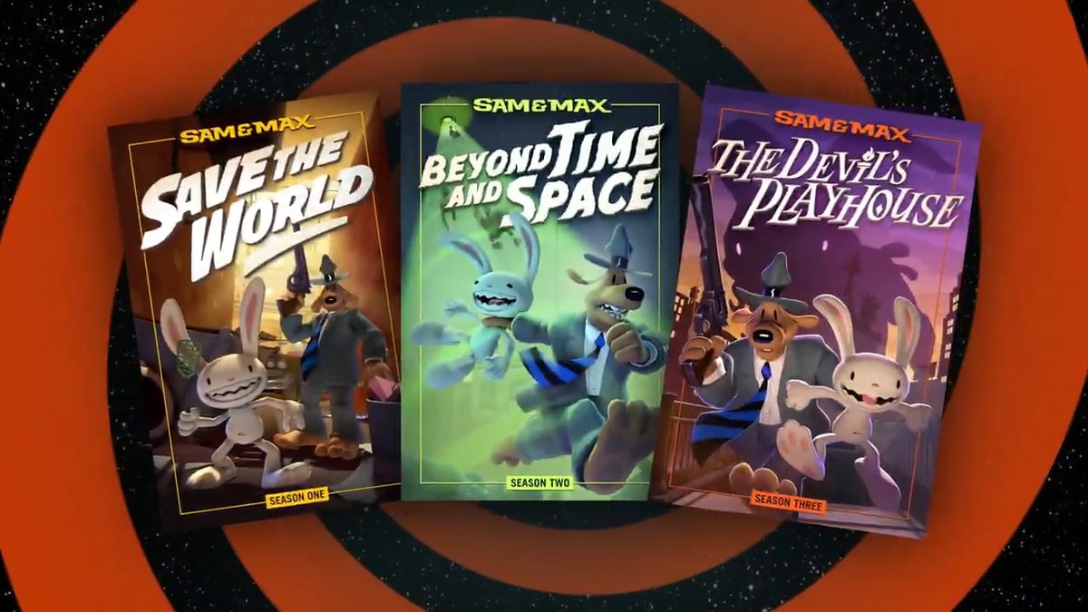 Sam & Max can be yours for CHEAP in the STEAM SUMMER SALE! Get the entire trilogy for 42% off! The individual games are also on sale, too, if you only like getting ONE game instead of THREE. Up to you, I guess.
