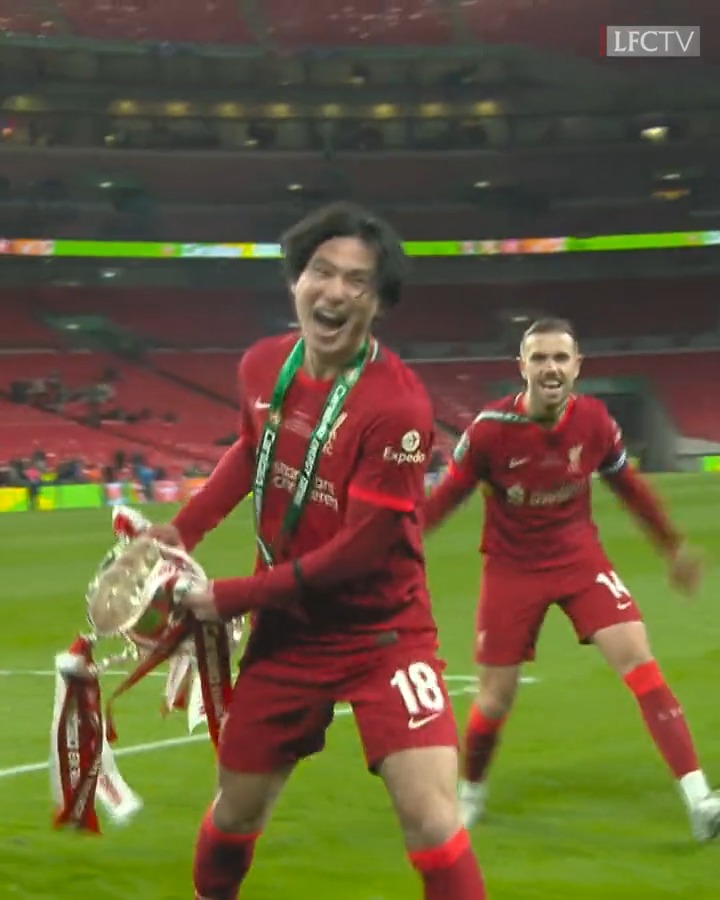 On This Day in 2022, Taki Minamino left the club to join Monaco. An integral part in our Carabao Cup in 2022 👏 #LFC