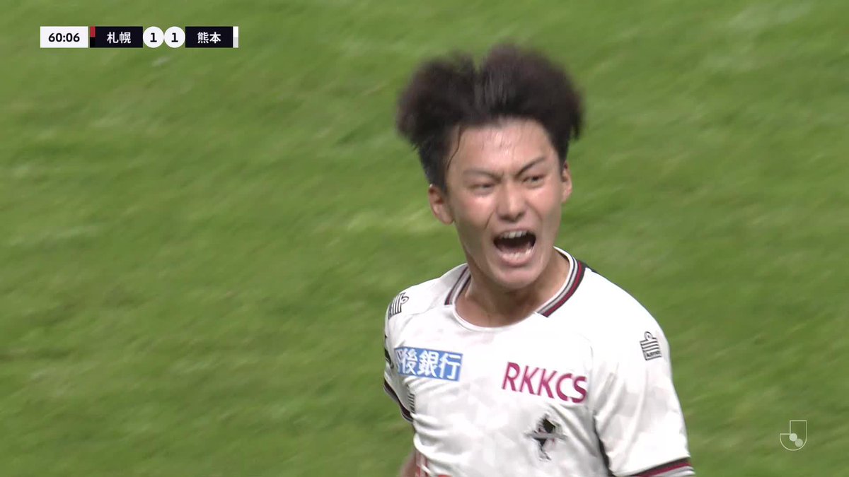 #藤井皓也 #半代将都 の流れるようなワンツー✨️ 🎦 ゴール動画 🏆 明治安田Ｊ２リーグ 第21節 🆚 札幌vs熊本 🔢 1-2 ⌚️ 61分 ⚽️ 藤井 皓也（熊本) #Ｊリーグ
