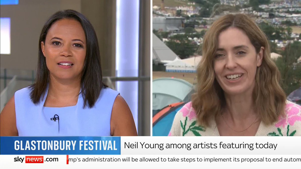 "Secret" acts Lewis Capaldi and Lorde drew huge crowds at Glastonbury on Friday. Pulp and Haim are among the artists rumoured to be performing today. Sky's Arts and Entertainment Correspondent, Katie Spencer, has the latest. 📺 Sky 501 and YouTube