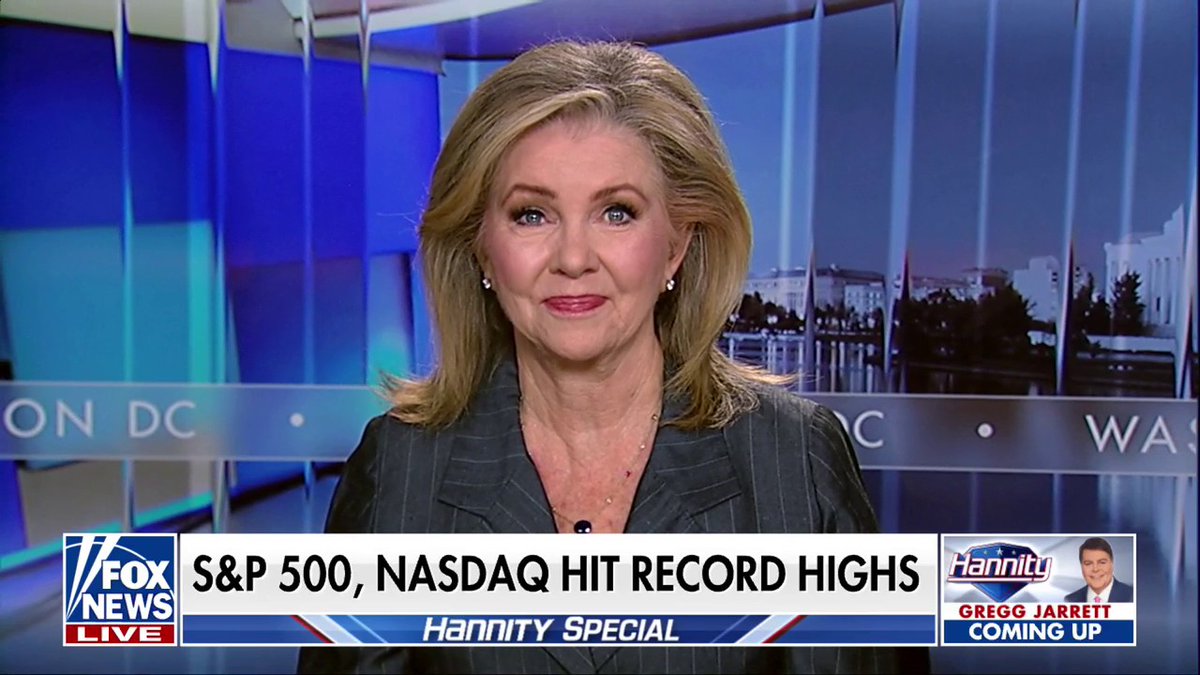 "I fully believe the president will be signing this bill on July 4th." Sen. Marsha Blackburn discusses the progress on President Trump’s “Big, Beautiful Bill” on Sean Hannity 🇺🇸.