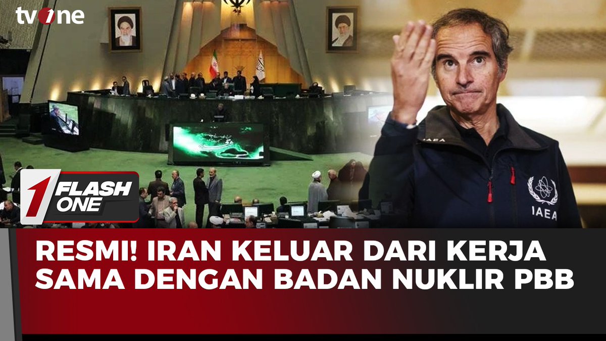 Resmi! Iran Keluar dari Kerja Sama dengan Badan Nuklir PBB
