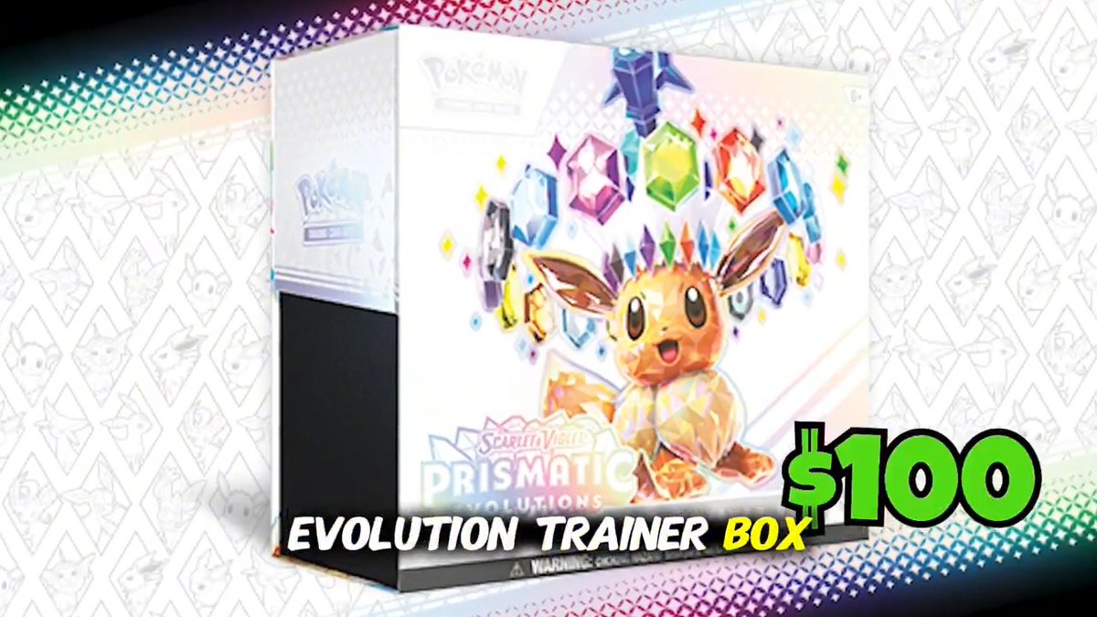 🎁 Giving away a Prismatic Evolution Elite Trainer Box ($100 value) w/Drip 💎 Rip it for a shot at the $1000 Umbreon EX or hold and watch it climb 📈 How to Enter: 1️⃣ Follow Drip Chuck Fresco | KIND 2️⃣ Like + RT this post 3️⃣ Tag a friend & Comment your favorite Pokémon ⏰ Winner picked in 24 hours, good luck! 🔥 Ronin $RON