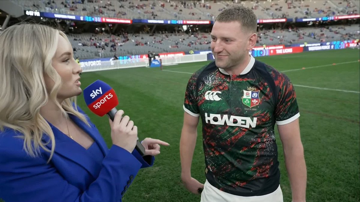 "The main thing is to show how we're growing as a team!" 🙌 Finn Russell speaks ahead of starting at 10 for the Lions vs Western Force 🗣️