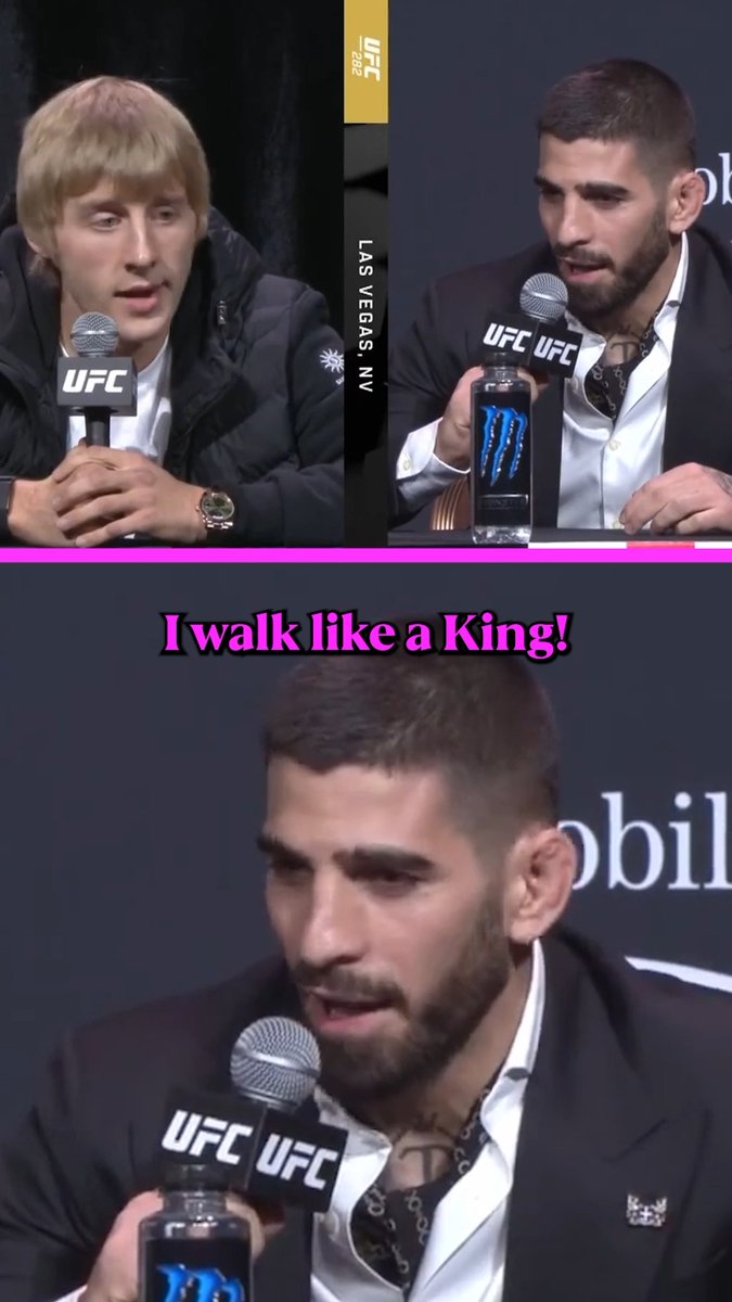 When Ilia and Paddy clashed at the UFC 282 presser 🍿 #UFC317 | LIVE on TNT Sports &amp; discovery+ from 1AM