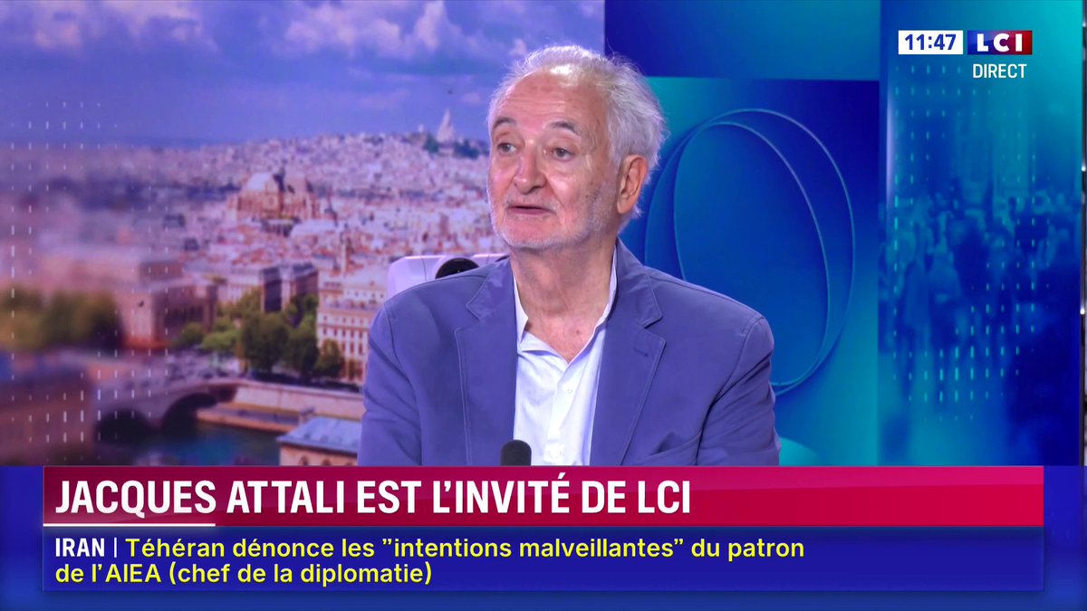 🔴 Jacques Attali (Jacques Attali), invité de Paola Puerari 🗣️ "Les Français sont ingrats surtout à l'égard des générations futures parce qu'on leur laisse un pays exsangue et dans une situation catastrophique."