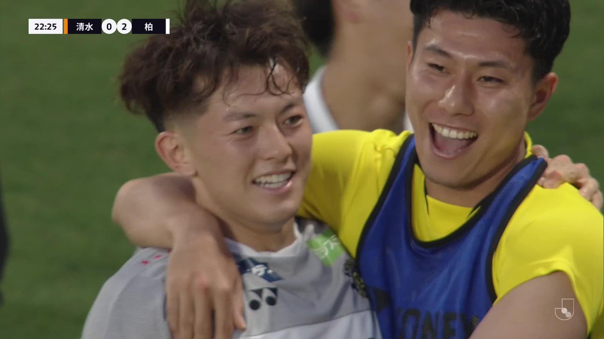 後ろから飛び込んだ #戸嶋祥郎 が追加点✨️ 🎦 ゴール動画 🏆 明治安田Ｊ１リーグ 第22節 🆚 清水vs柏 🔢 0-2 ⌚️ 23分 ⚽️ 戸嶋 祥郎（柏) #Ｊリーグ