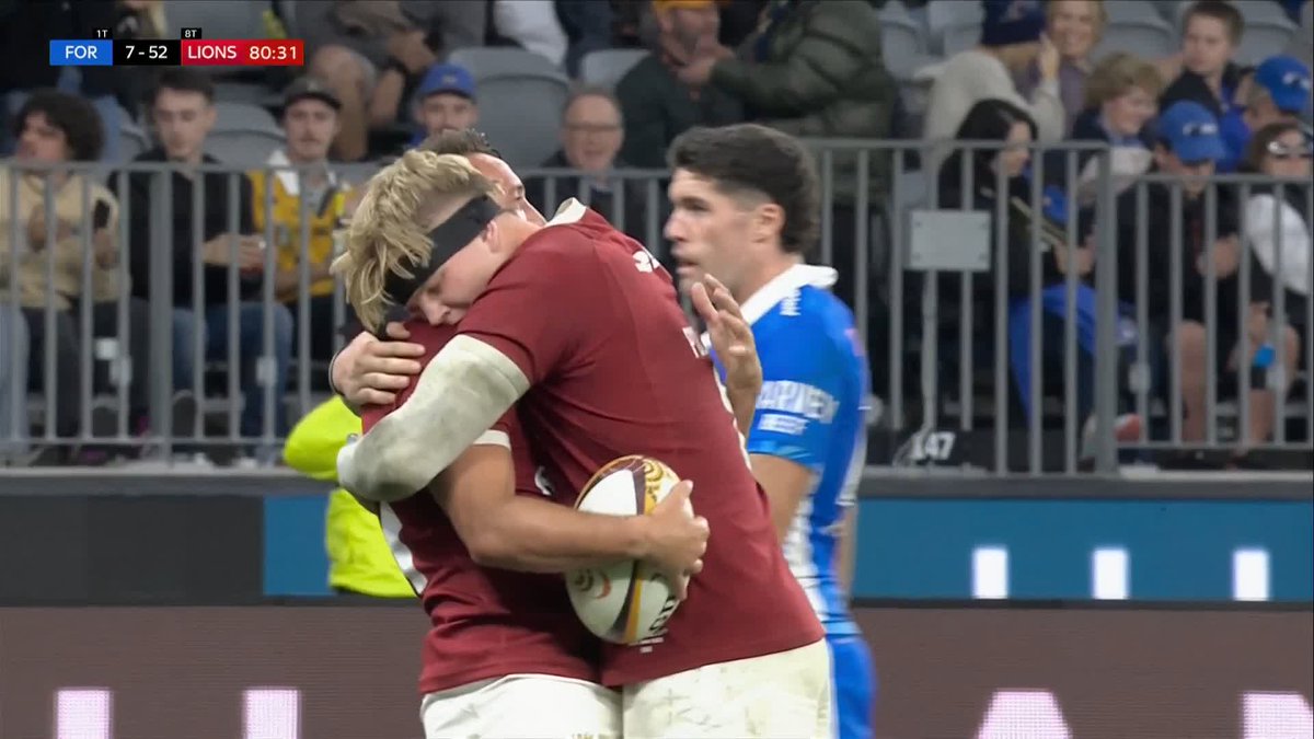 Love to see that. Alex Mitchell is a Lions try-scorer 🙌