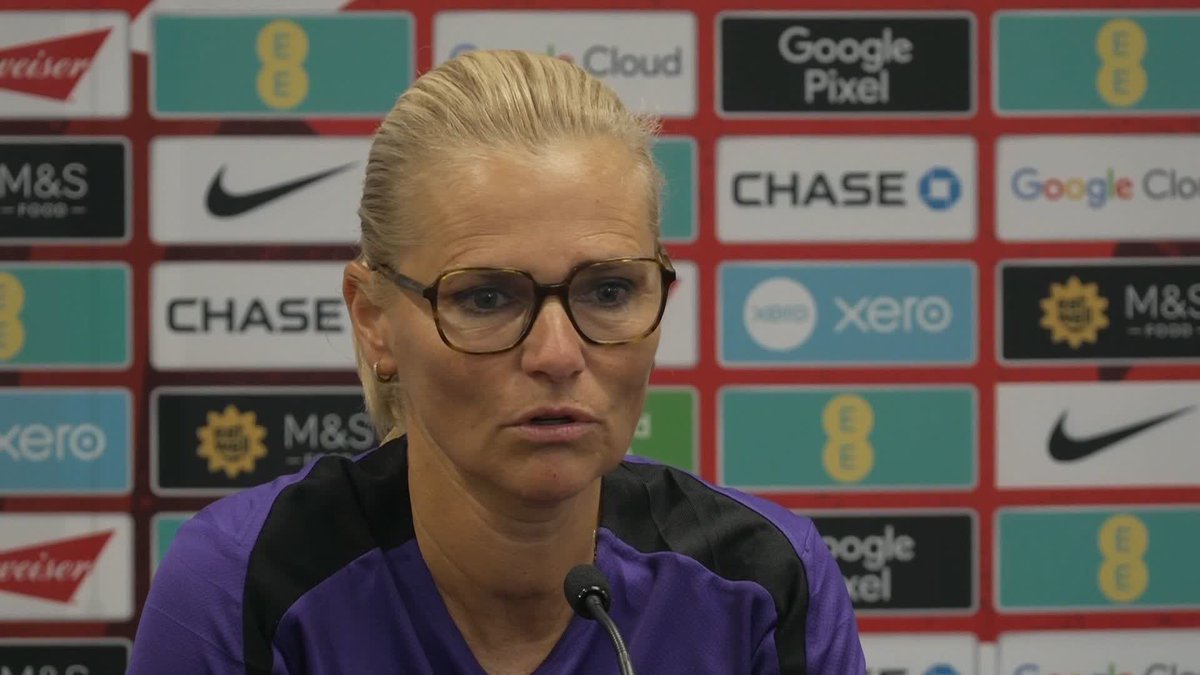 "I feel very happy here, I'm excited to go into a new tournament" 💼 Sarina Wiegman on being told she will stay in charge of England even if the Lionesses suffer an early exit at this summer's Euros ☀️