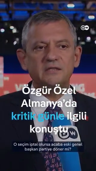 CHP lideri Özgür Özel Almanya'da kritik günle ilgili konuştu: "CHP'ye kayyum atanmasına ya da seçilmemiş birinin partiyi yönetmesine izin vermem"