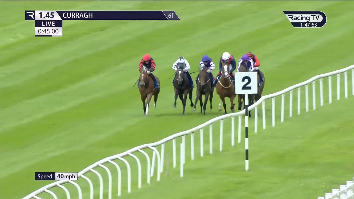 Upset! Beautify (Wootton Bassett) inflicts a first career defeat on Lady Iman and opens her account at Group 2 level in the Airlie Stud Stakes for Ryan Moore and Aidan O'Brien The Curragh Racecourse