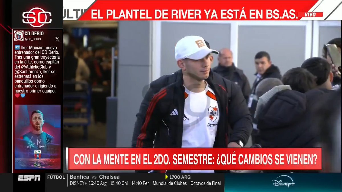 🔥 ¡LOCURA con MASTANTUONO! 🇦🇷🛬 El futbolista del Real Madrid ya está en Argentina tras disputar el Mundial de Clubes con River Plate.