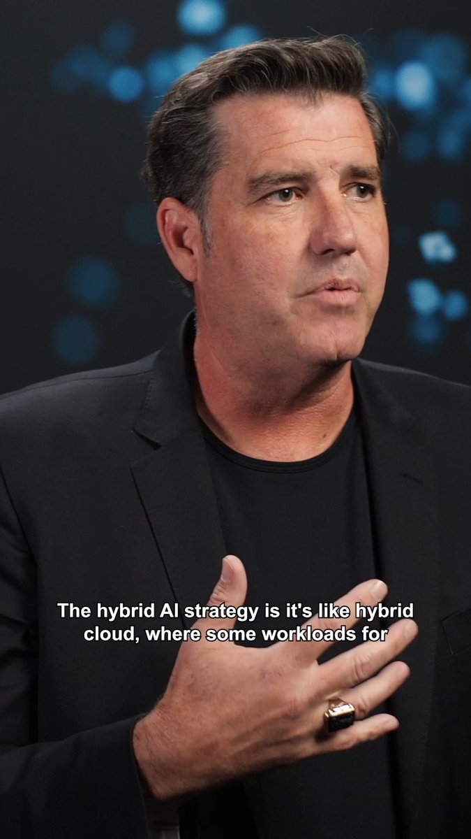 You don’t have to take your data to the AI— you can bring AI out to your data. Flynn Maloy, CMO of Lenovo Data Center Infrastructure Solutions Group, breaks down how hybrid AI drives success across the enterprise - from devices to edge to private data centers. #AdvancingAI