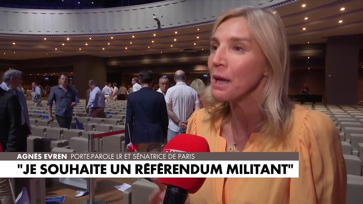 Agnès Evren, la porte-parole LR et sénatrice de Paris, à propos des LR : «Nous sommes désormais le premier parti de France. Les électeurs qui étaient partis sont revenus par milliers» dans #180MinutesInfo