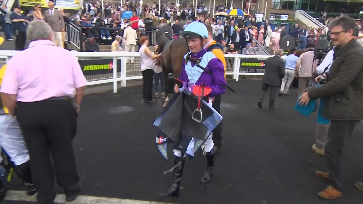 "He's just thriving" Robert Hornby reacts to landing the Northumberland Plate aboard Spirit Mixer...