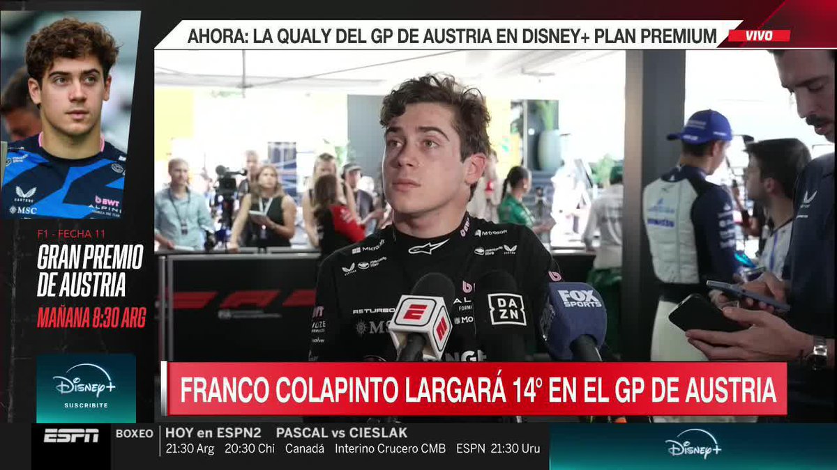 🗣️| Palabra de Franco Colapinto post Qualy: - “Una pena, cuando veo que estoy a una décima del top 10 me da un poco de bronca.” “Era un finde un poco complicado que pudimos resolver, ahora a enfocarse en la carrera.”