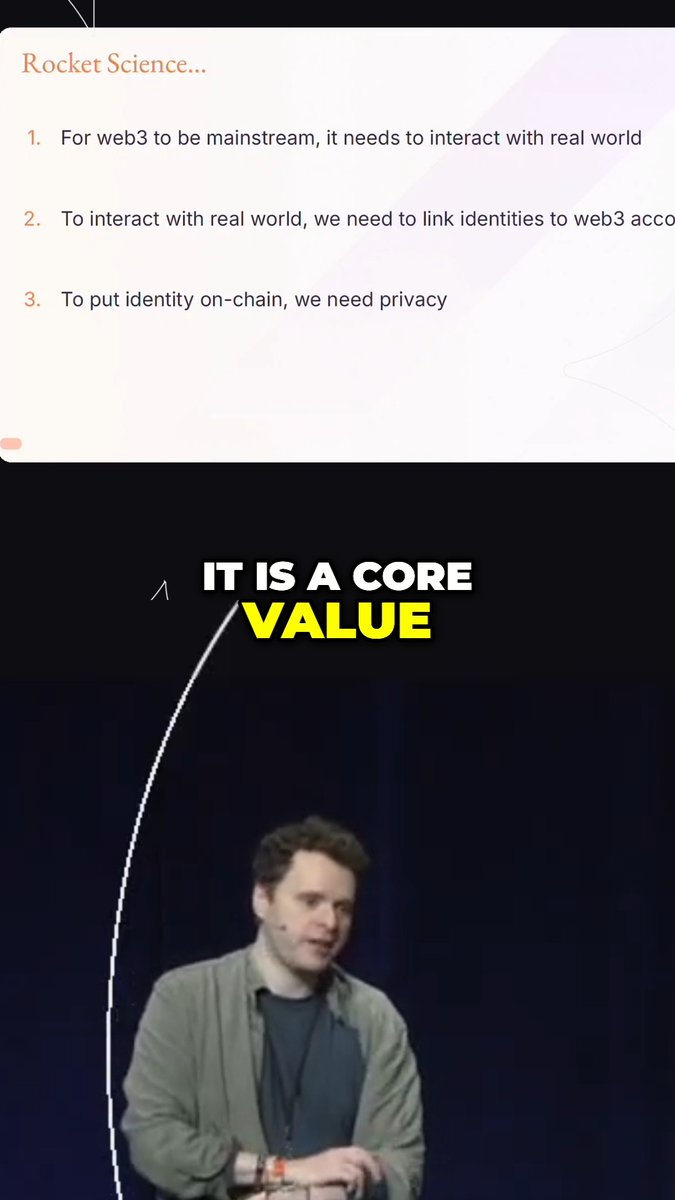 Back to basics: Privacy means being able to prove something about information you have, without revealing the information itself. Catch Zatoshi's full keynote from @dappcon_berlin here: