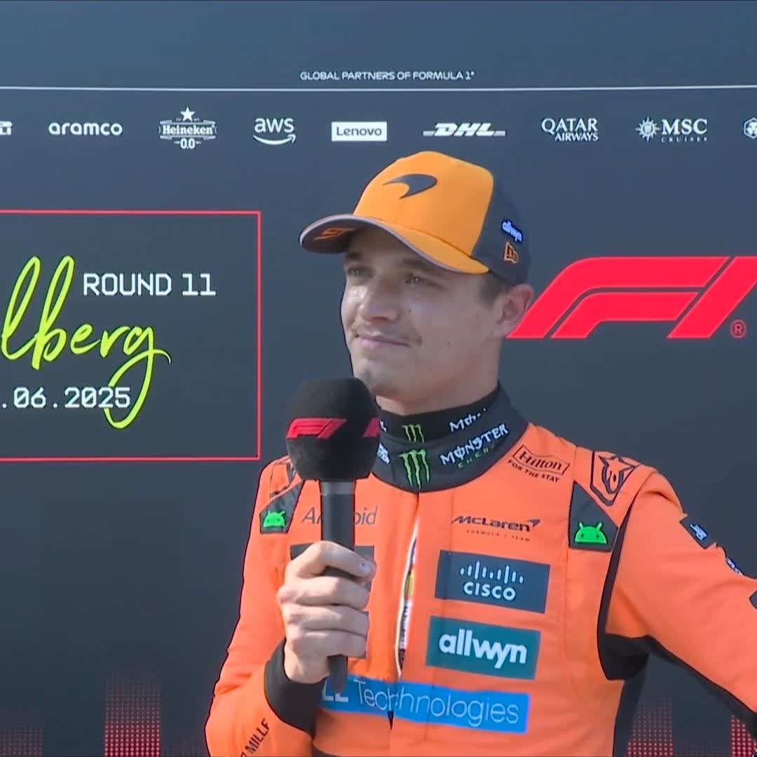 "I did what I planned to do" 🗣️ Lando Norris on storming to Austrian GP pole 1️⃣