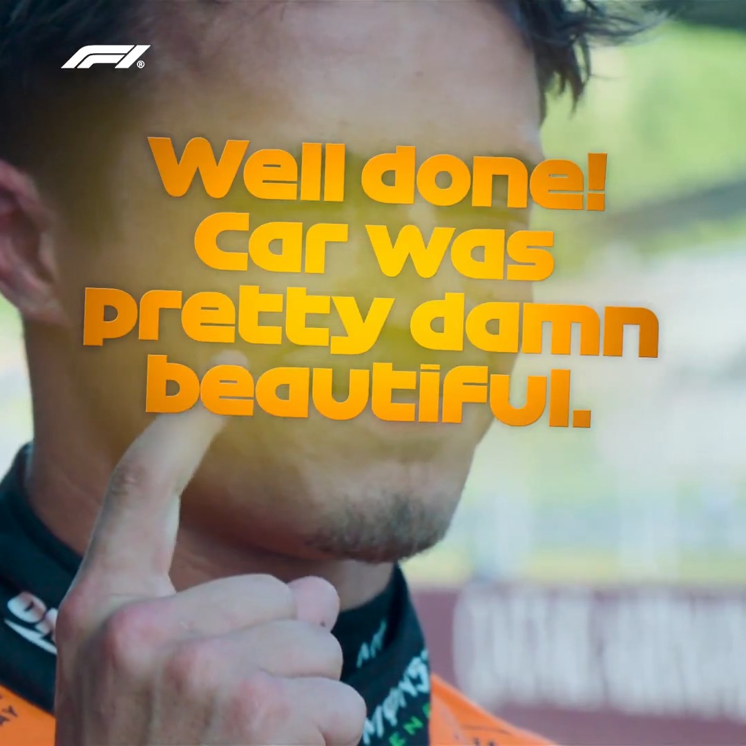 Lando Norris was unstoppable in qualifying 💪 #F1 #AustrianGP McLaren Mastercard Formula 1 Team
