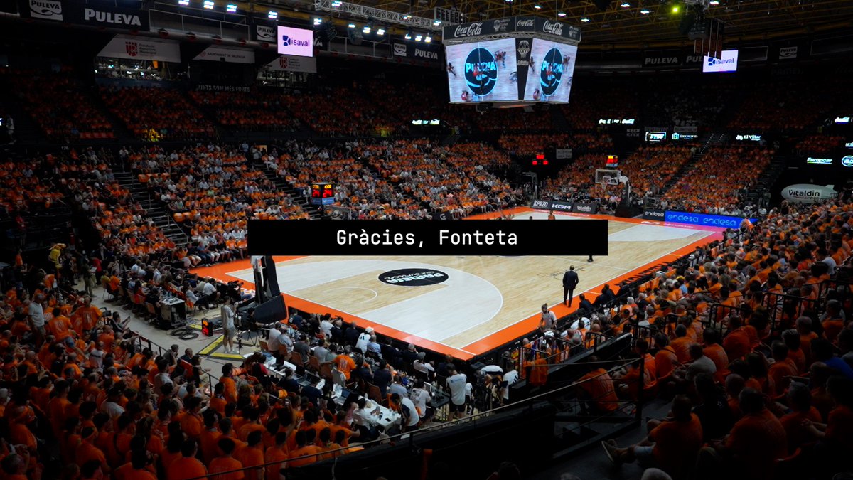 🧡 Hay historias que no se escribieron para ser contadas, se escribieron para ser... vividas. Y la del 𝙪́𝙡𝙩𝙞𝙢𝙤 𝙗𝙖𝙞𝙡𝙚 de la casa de Valencia Basket Club desde 1987 solo podía ser así, por todo lo alto: albergando una FINAL de #LigaEndesa Simplemente GRACIÈS, FONTETA 👏