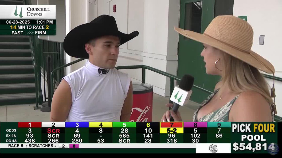 "D. Wayne Lukas, his name holds weight to it." @kaitlinefree talks to jockey @nikjuarez outside the jocks room about the recent news revolving The Coach. Also, enjoy a poem written by Nik. ✒️