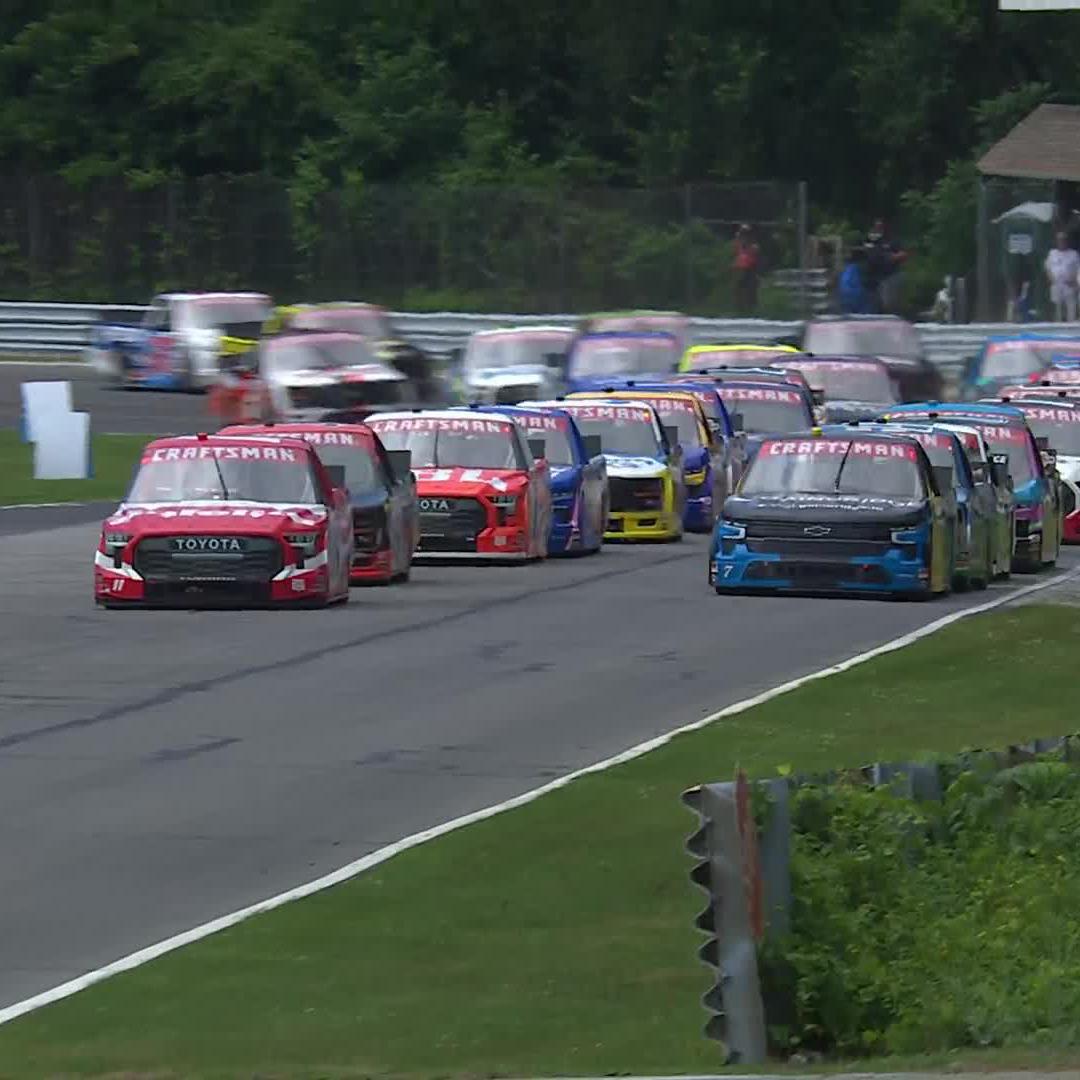 We're making history in the hills of Connecticut! For the first time, the CRAFTSMAN Truck Series is underway at Lime Rock Park!
