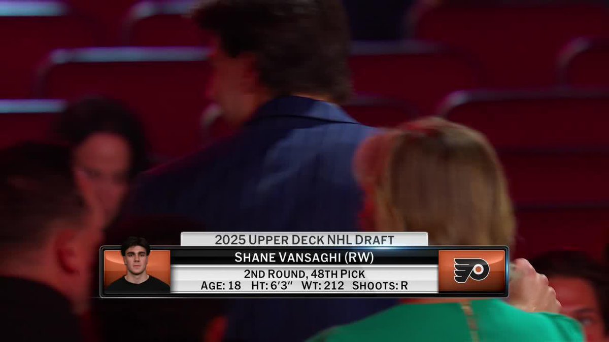 Got another scorer with size and skill. 💪 #NHLDraft | #LetsGoFlyers